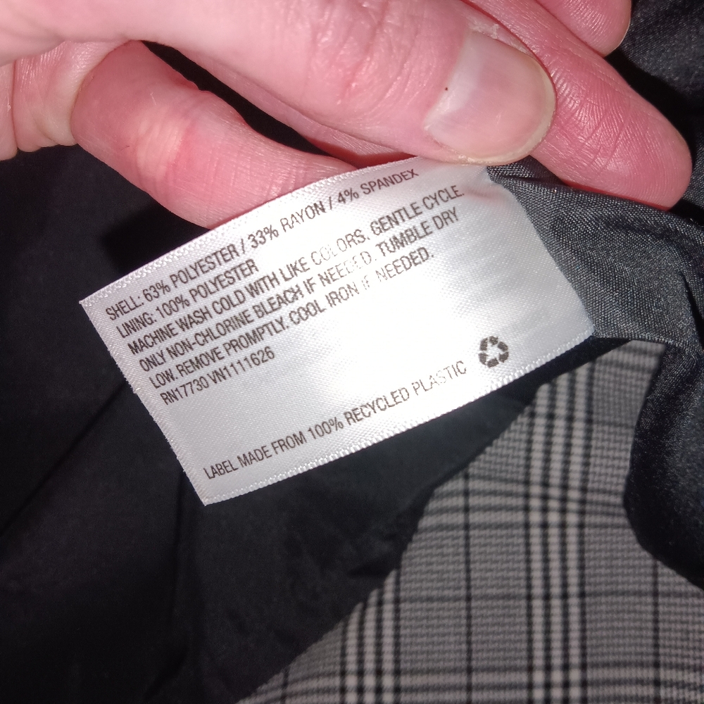 EUC A New Day Plaid Lined Wrap Skirt 4 - Picture 4 of 6